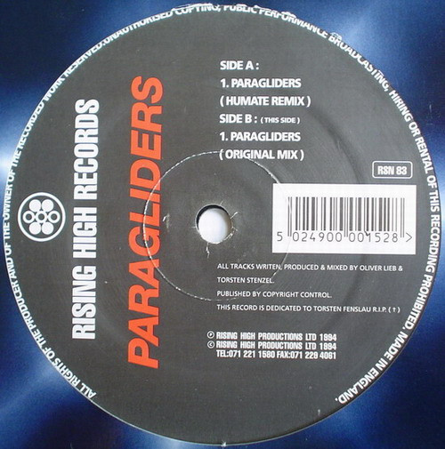 Paragliders - Paragliders (The Remixes) | Rising High Records (RSN 83) - 6 Paragliders - Paragliders (The Remixes) | Rising High Records (RSN 83) - 6