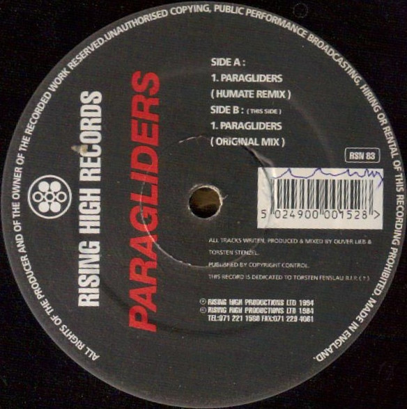 Paragliders - Paragliders (The Remixes) | Rising High Records (RSN 83) - 2 Paragliders - Paragliders (The Remixes) | Rising High Records (RSN 83) - 2
