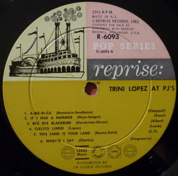Trini Lopez At PJ's