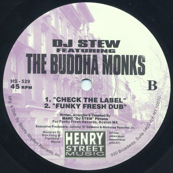 DJ Stew Featuring Buddha Monks - Funky Fresh | Henry Street Music (HS - 529) - 3 DJ Stew Featuring Buddha Monks - Funky Fresh | Henry Street Music (HS - 529) - 3