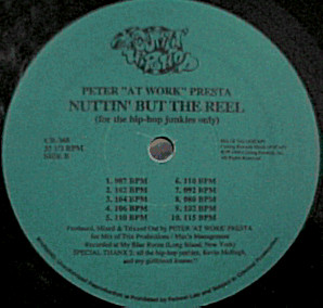 Peter Presta - Nuttin' But The Reel (For The Hip-Hop Junkies Only) | Cuttin' Hip Hop (CR-368) - 2
