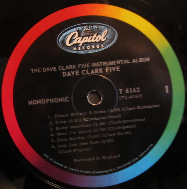 The Dave Clark Five - The Dave Clark Five Instrumental Album | Capitol Records (T6162) - 3
