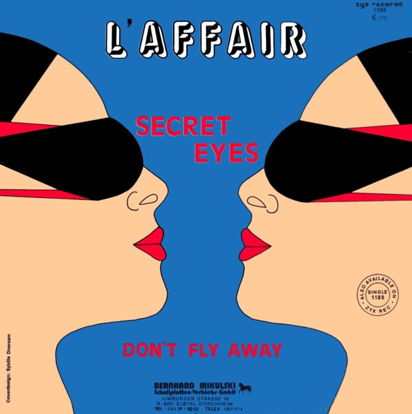 L'Affair - Secret Eyes | ZYX Records (5388) - 2 L'Affair - Secret Eyes | ZYX Records (5388) - 2