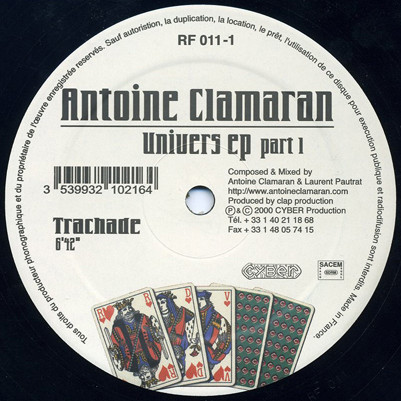 Antoine Clamaran - Univers EP Part 1 | Royal Flush Records (RF011-1) - 2