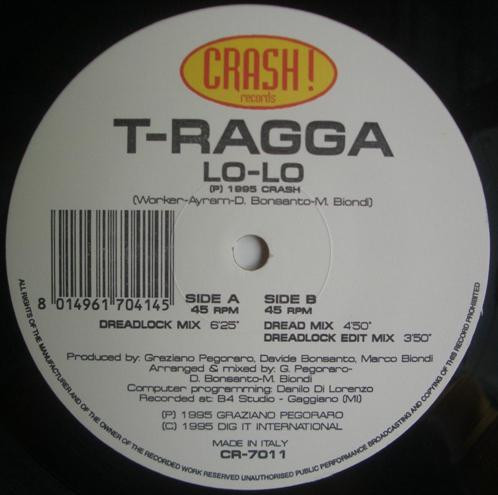 T-Ragga - Lo-Lo | Crash! Records (CR-7011) - 3
