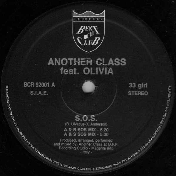 Another Class Feat. Olivia - S.O.S. | Beat Club Records (BCR 92001) - 3 Another Class Feat. Olivia - S.O.S. | Beat Club Records (BCR 92001) - 3