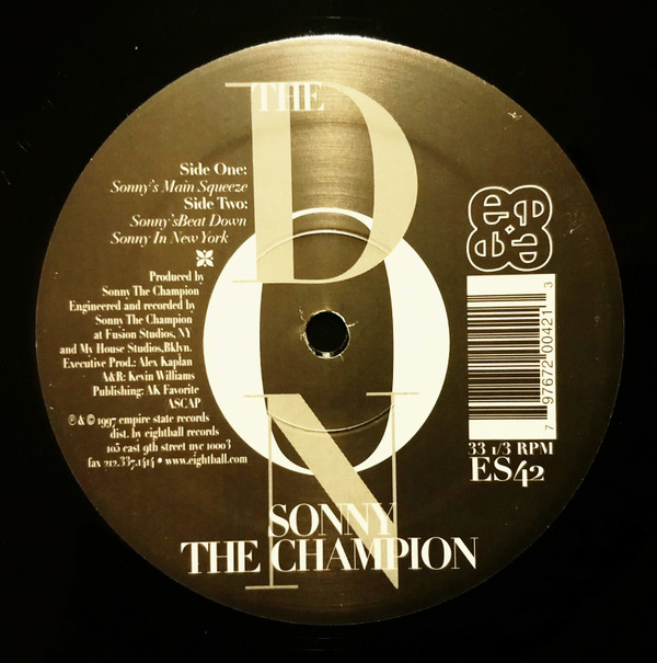 Sonny The Champion - The Don | Empire State Records (ES 042) - main Sonny The Champion - The Don | Empire State Records (ES 042) - main