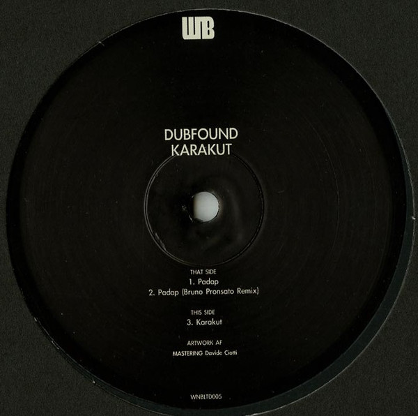 Dubfound - Karakut | What Now Becomes LTD (WNBLTD005) - 2