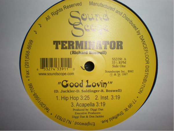 Terminator - Good Lovin' / Girl You Are Da' Bomb | Sound Scope (SS3391) - 2 Terminator - Good Lovin' / Girl You Are Da' Bomb | Sound Scope (SS3391) - 2
