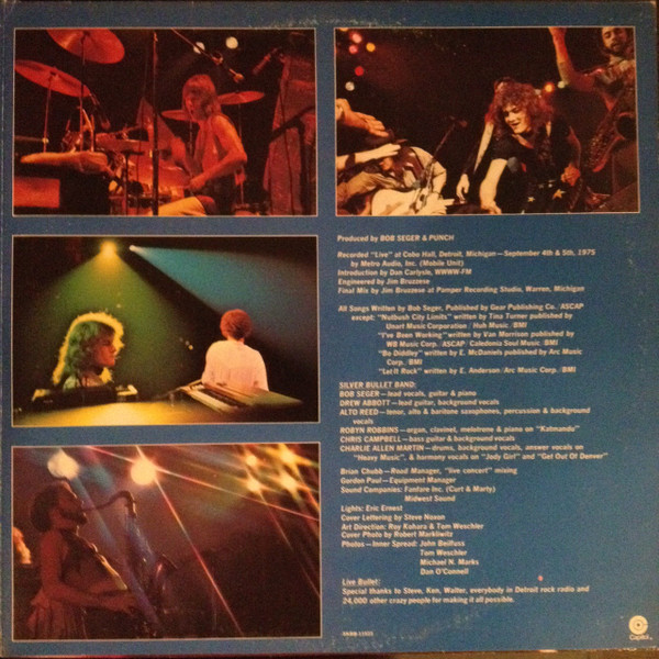 Bob Seger And The Silver Bullet Band - Live Bullet | Capitol Records (SKBB-11523) - 4 Bob Seger And The Silver Bullet Band - Live Bullet | Capitol Records (SKBB-11523) - 4