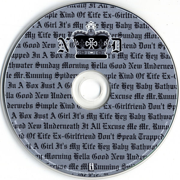 No Doubt - The Singles 1992 - 2003 | Interscope Records (B000149502) - 3 No Doubt - The Singles 1992 - 2003 | Interscope Records (B000149502) - 3