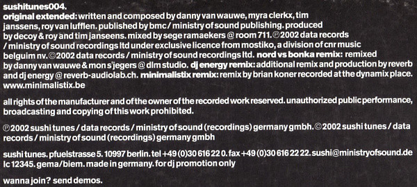 Decoy & Roy - Inner Life | Sushi Tunes (sushitunes004) - 4 Decoy & Roy - Inner Life | Sushi Tunes (sushitunes004) - 4