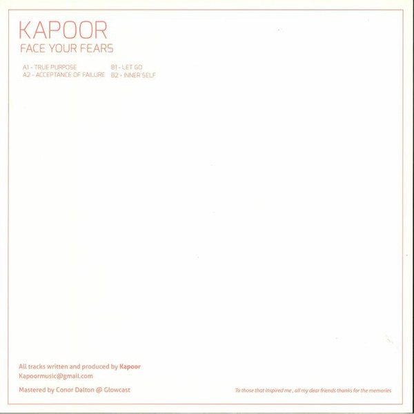 Kapoor - Face Your Fears | Four Sides (4SIDES 003) - 2