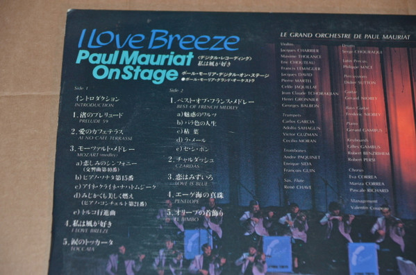 I Love Breeze: Paul Mauriat On Stage
