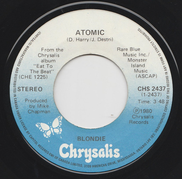 Blondie - Atomic | Chrysalis (CHS 2437)
