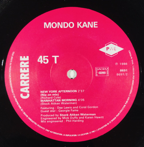 Mondo Kané - New York Afternoon | Carrere (8691) - 4 Mondo Kané - New York Afternoon | Carrere (8691) - 4
