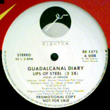 Guadalcanal Diary - Lips Of Steel | Elektra (ED 5272) - main