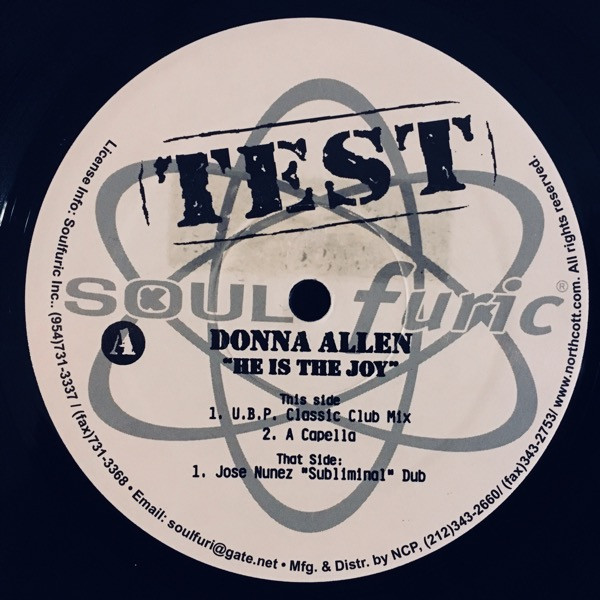 Donna Allen - He Is The Joy | Soulfuric Recordings (SFR-0010) - main Donna Allen - He Is The Joy | Soulfuric Recordings (SFR-0010) - main