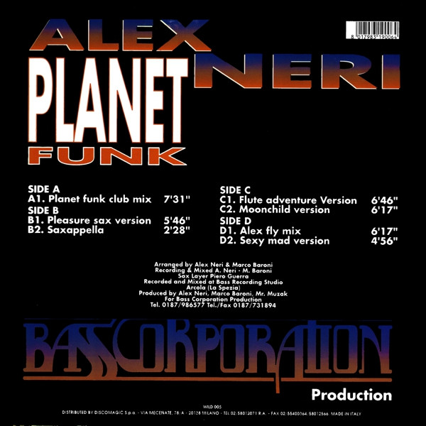 Alex Neri - Planet Funk | Wildflower Records (Wild 005) - 2