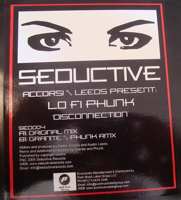 Lo Fi Phunk - Disconnection | Seductive Records (US) (SED-004) - main