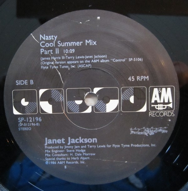 Janet Jackson - Nasty | A&M Records (SP-12196) - 3 Janet Jackson - Nasty | A&M Records (SP-12196) - 3