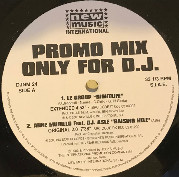 Various - Promo Mix Only For D.J. | New Music International (DJNM 24)