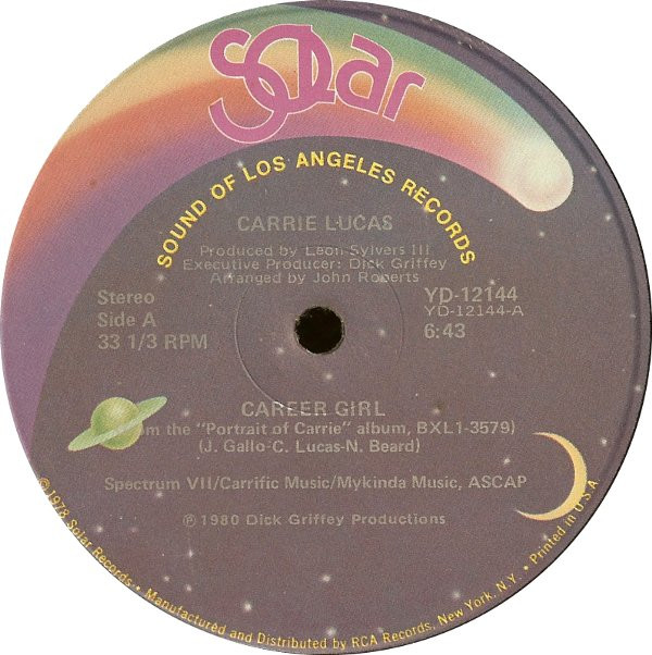Carrie Lucas - Career Girl | Solar (YD-12144) - 2