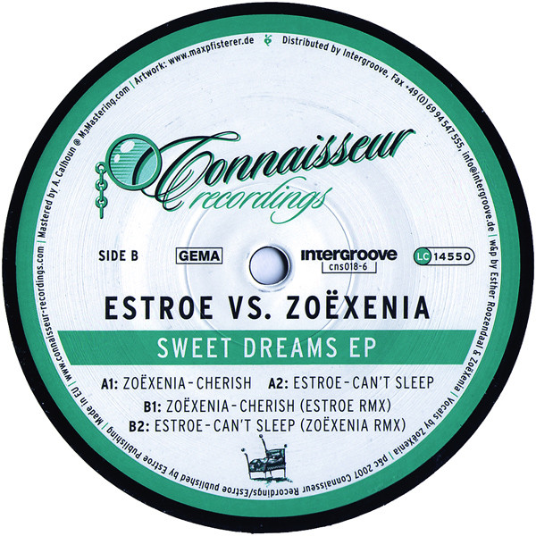 Estroe  &  ZoëXenia - Sweet Dreams EP | Connaisseur Recordings (cns018-6) - main