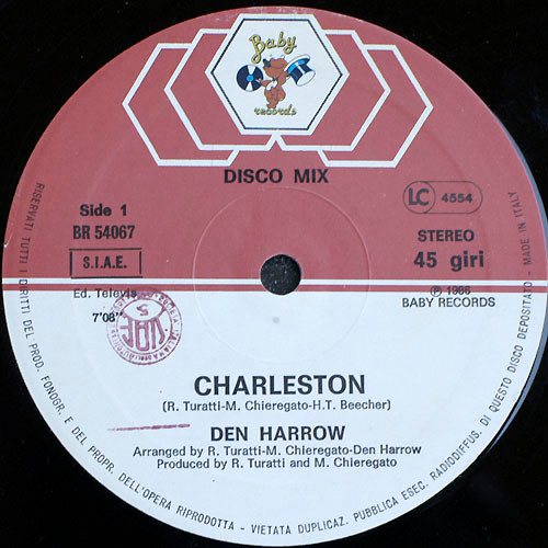 Den Harrow - Charleston | Baby Records (BR 54067) - 3
