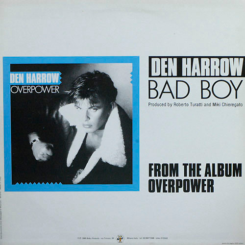 Den Harrow - Bad Boy | Baby Records (BR 54063) - 2