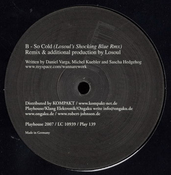 Rework - So Cold Remixes Part 2 | Playhouse (Playhouse 139) - 2 Rework - So Cold Remixes Part 2 | Playhouse (Playhouse 139) - 2
