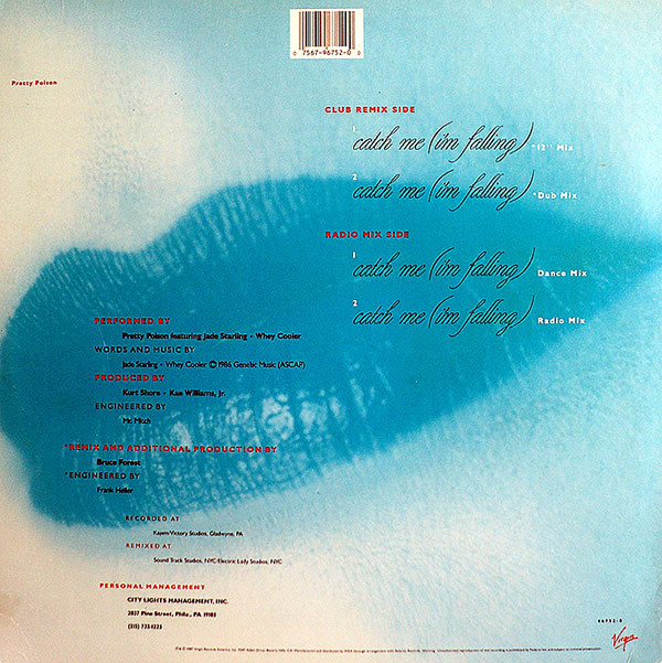 Pretty Poison - Catch Me (I'm Falling) | Virgin (96752-0) - 2