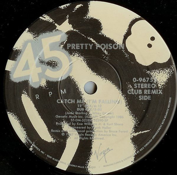 Pretty Poison - Catch Me (I'm Falling) | Virgin (96752-0) - 3