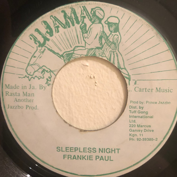 Frankie Paul - Sleepless Night | Ujama (none) - main