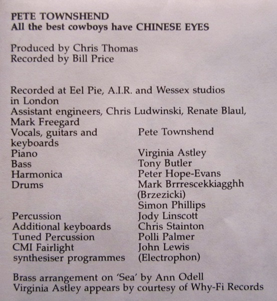 All The Best Cowboys Have Chinese Eyes