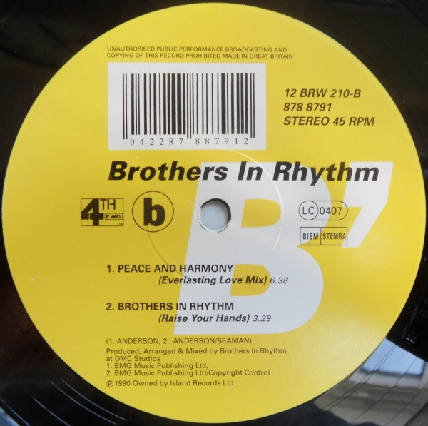 Brothers In Rhythm - Such A Good Feeling | 4th & Broadway (12 BRW 210) - 4
