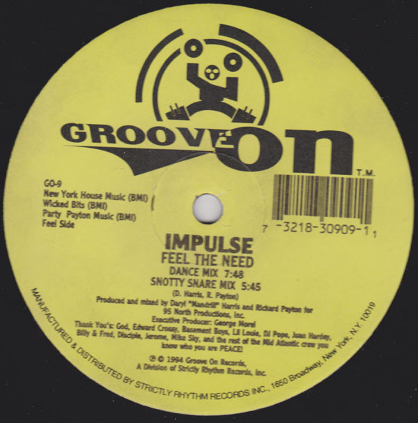 Drill Impulse - Feel The Need | Groove On (GO-09) - 2