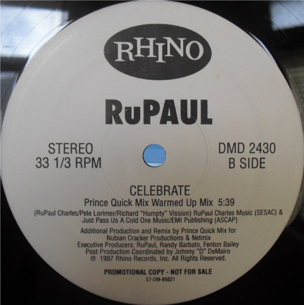 RuPaul - Celebrate | Rhino Entertainment Company (DMD 2430)