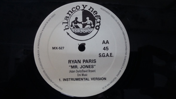 Ryan Paris - Mr. Jones | Blanco Y Negro (MX 527) - 3