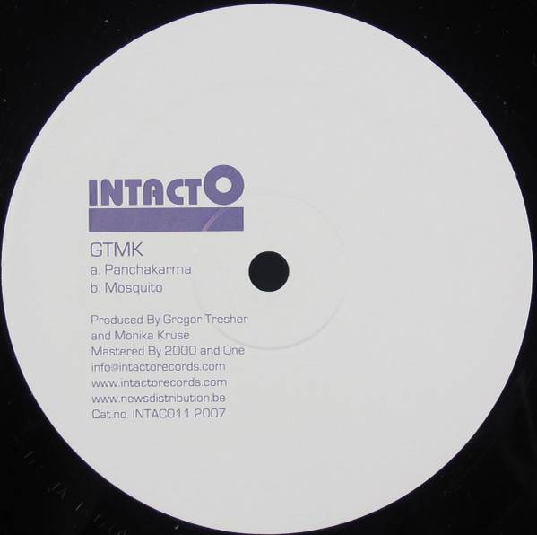GTMK AKA Gregor Tresher & Monika Kruse - Panchakarma / Mosquito | Intacto Records (INTAC011)