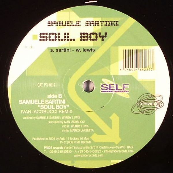 Samuele Sartini - Soul Boy | Pride Records (PR 4017) - 2