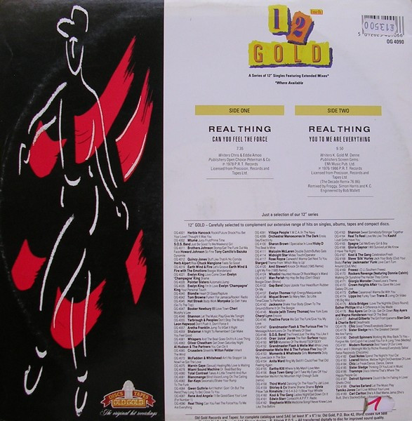 The Real Thing - Can You Feel The Force / You To Me Are Everything | Old Gold (OG 4090) - 2 The Real Thing - Can You Feel The Force / You To Me Are Everything | Old Gold (OG 4090) - 2