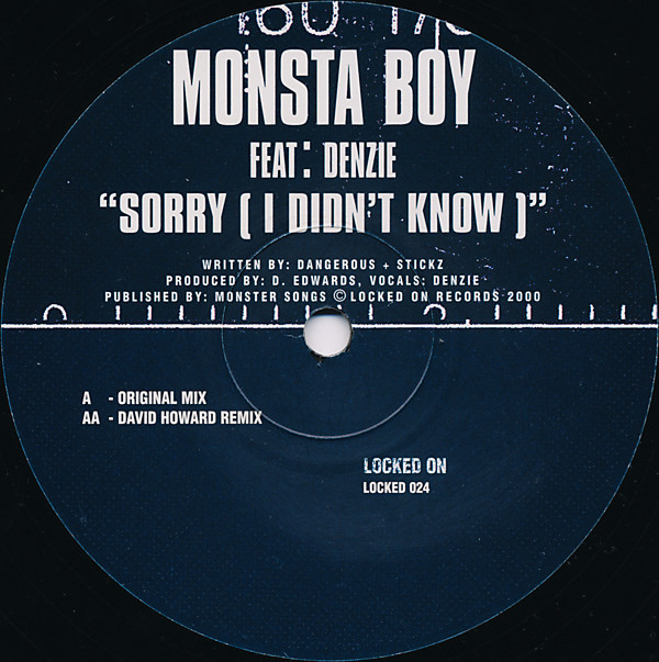 Monsta Boy Feat: Denzie - Sorry | Locked On (LOCKED 024) - 3