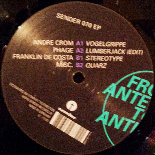 Various - From Antenna To Antenna 1 | Sender Records (SENDER 070 EP) - 2 Various - From Antenna To Antenna 1 | Sender Records (SENDER 070 EP) - 2