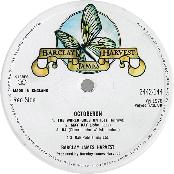 Barclay James Harvest - Octoberon | Polydor (2442 144) - 3 Barclay James Harvest - Octoberon | Polydor (2442 144) - 3
