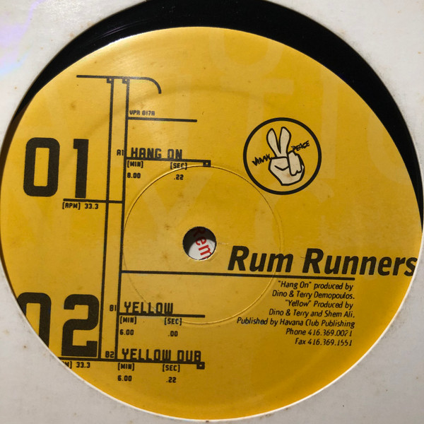 Rum Runners - Hang On | Vinyl Peace (VPR 017)