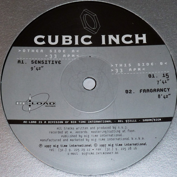 Cubic Inch - Sensitive | Re-load Records (REL 972111) - 2