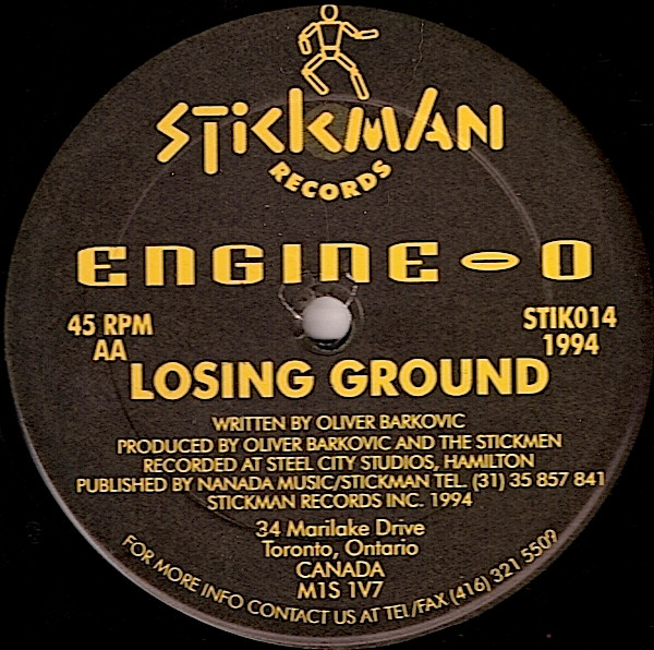 Engine-O - People / Losing Ground | Stickman Records (STIK014)