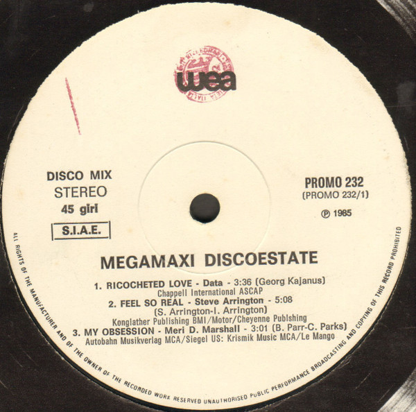Various - Megamaxi Discoestate | WEA (PROMO 232) - 2 Various - Megamaxi Discoestate | WEA (PROMO 232) - 2