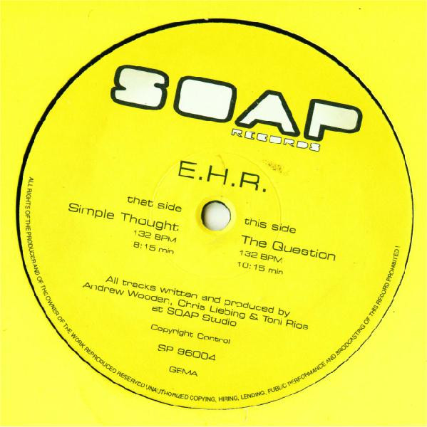 E.H.R. - Simple Thought | Soap Records (SP 96004) - main